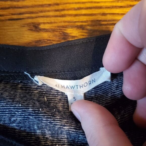 41 Hawthorne blue asymmetrical jacket sz small - Picture 2 of 4